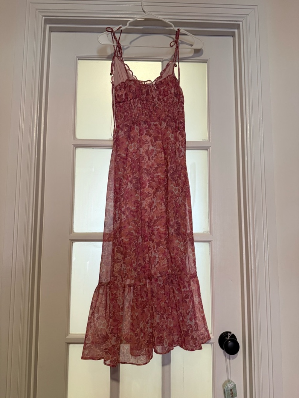 Hello Molly Pink Floral Midi Dress